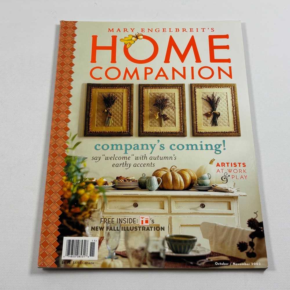 Mary Engelbreit's Home Companion Magazine October November 2002 Paper Doll